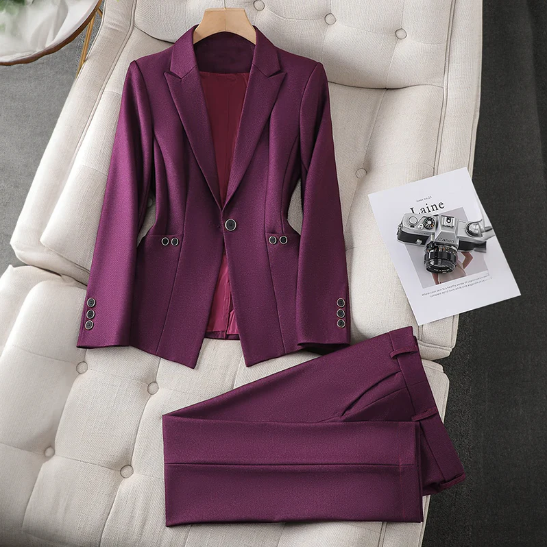 Cassian Soft-Structure Blazer And Trouser Set
