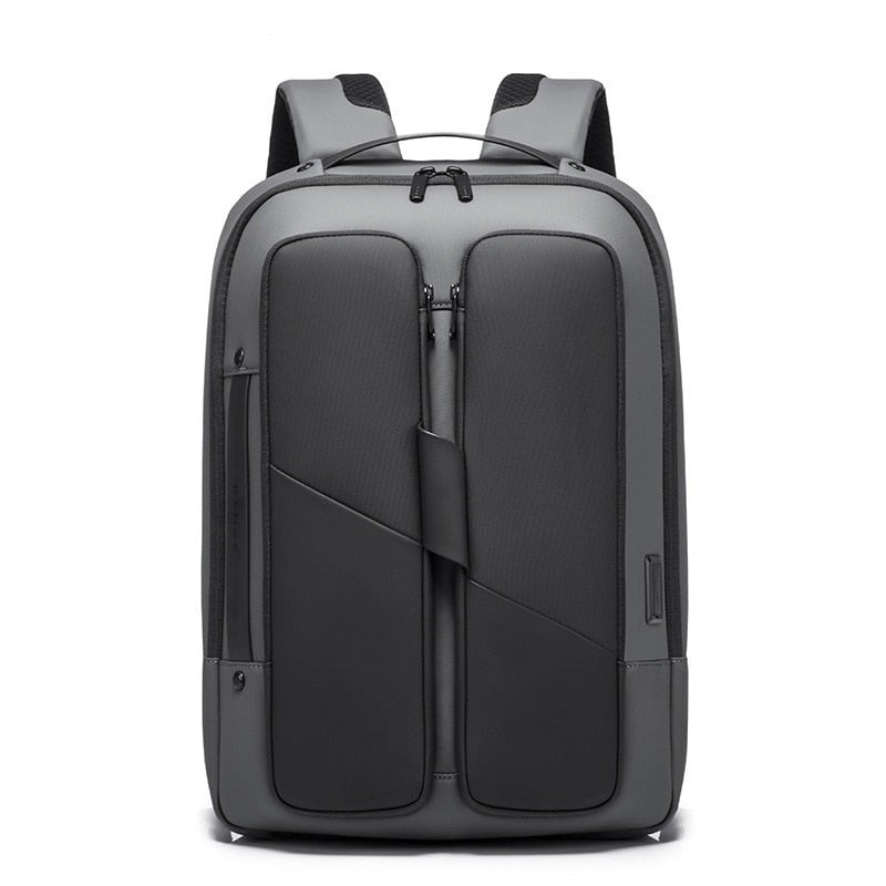 Venturi Leather USB Charging Backpack