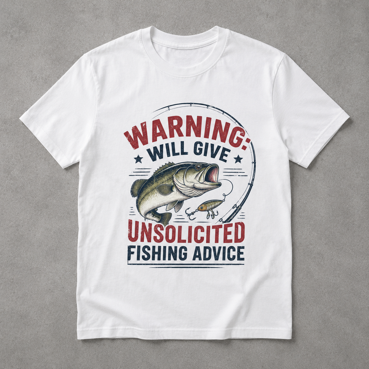 Lakeside Cotton Crew Neck Graphic Tee