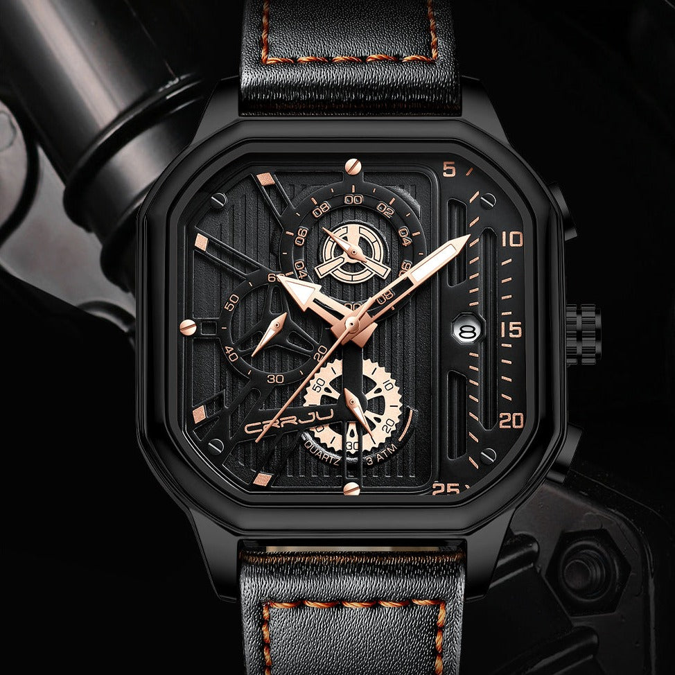 Ashford Leather Chronograph Watch