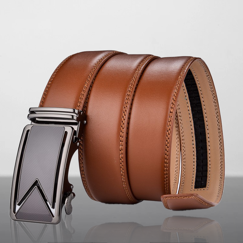 Hartley Leather Automatic Buckle Belt