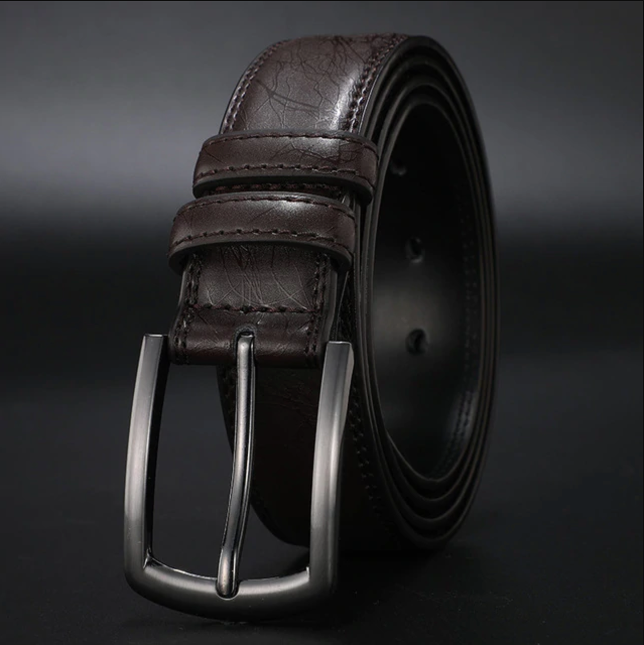 Halden Leather Pin Buckle Belt