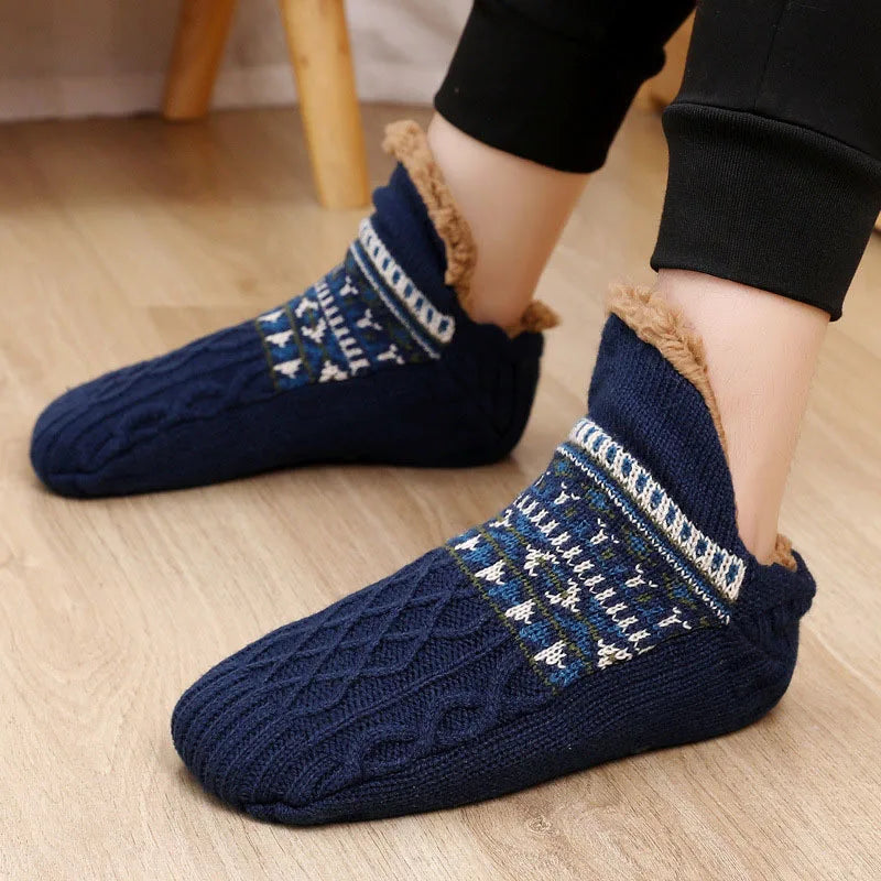 Bergen Cotton Knit Non-Slip Socks
