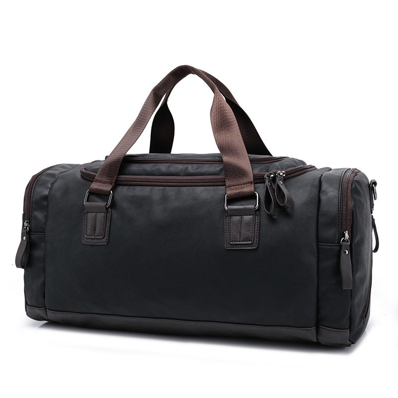 Ashford Vegan Leather Weekender Duffle Bag