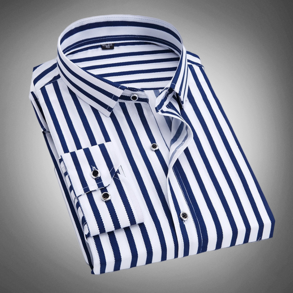 Harlow Slim-Fit Striped Dress Shirt