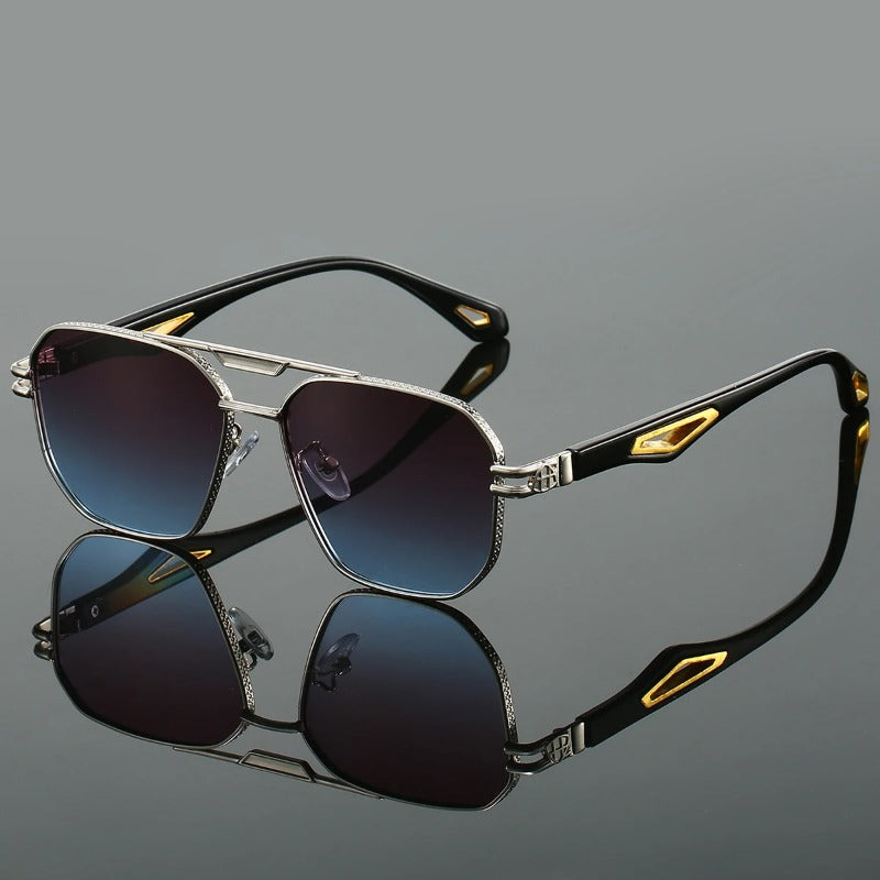 Helios Polarized Circle Frame Sunglasses