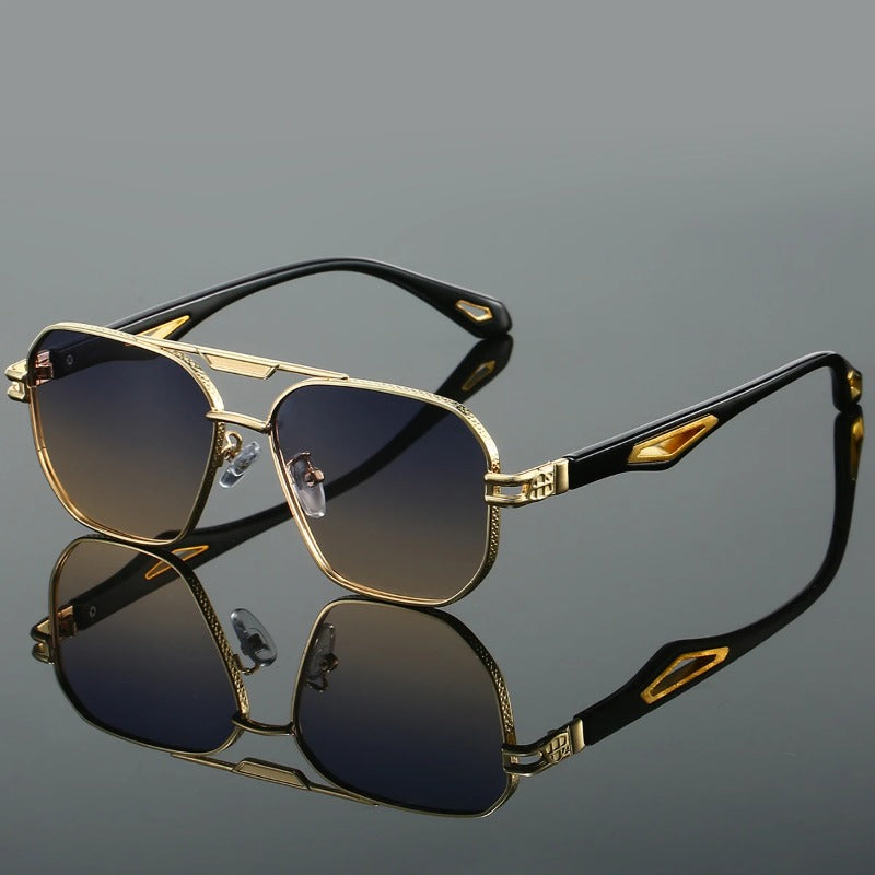 Helios Polarized Circle Frame Sunglasses