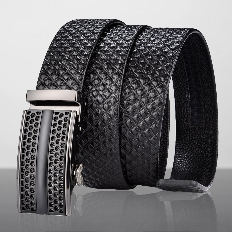 Bronson Leather Slide Buckle Belt