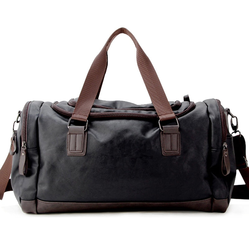 Ashford Vegan Leather Weekender Duffle Bag