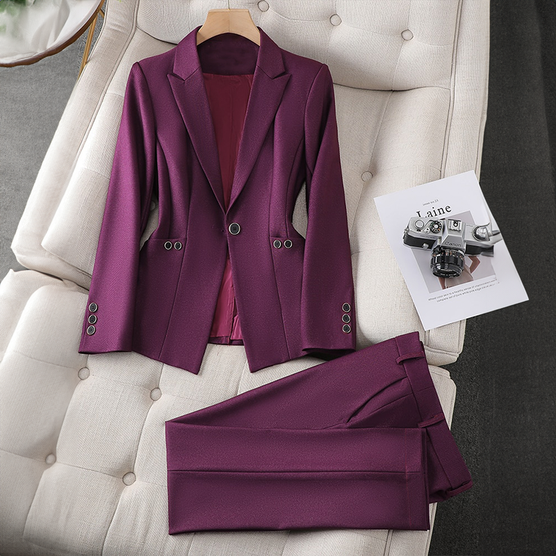 Cassian Soft-Structure Blazer And Trouser Set