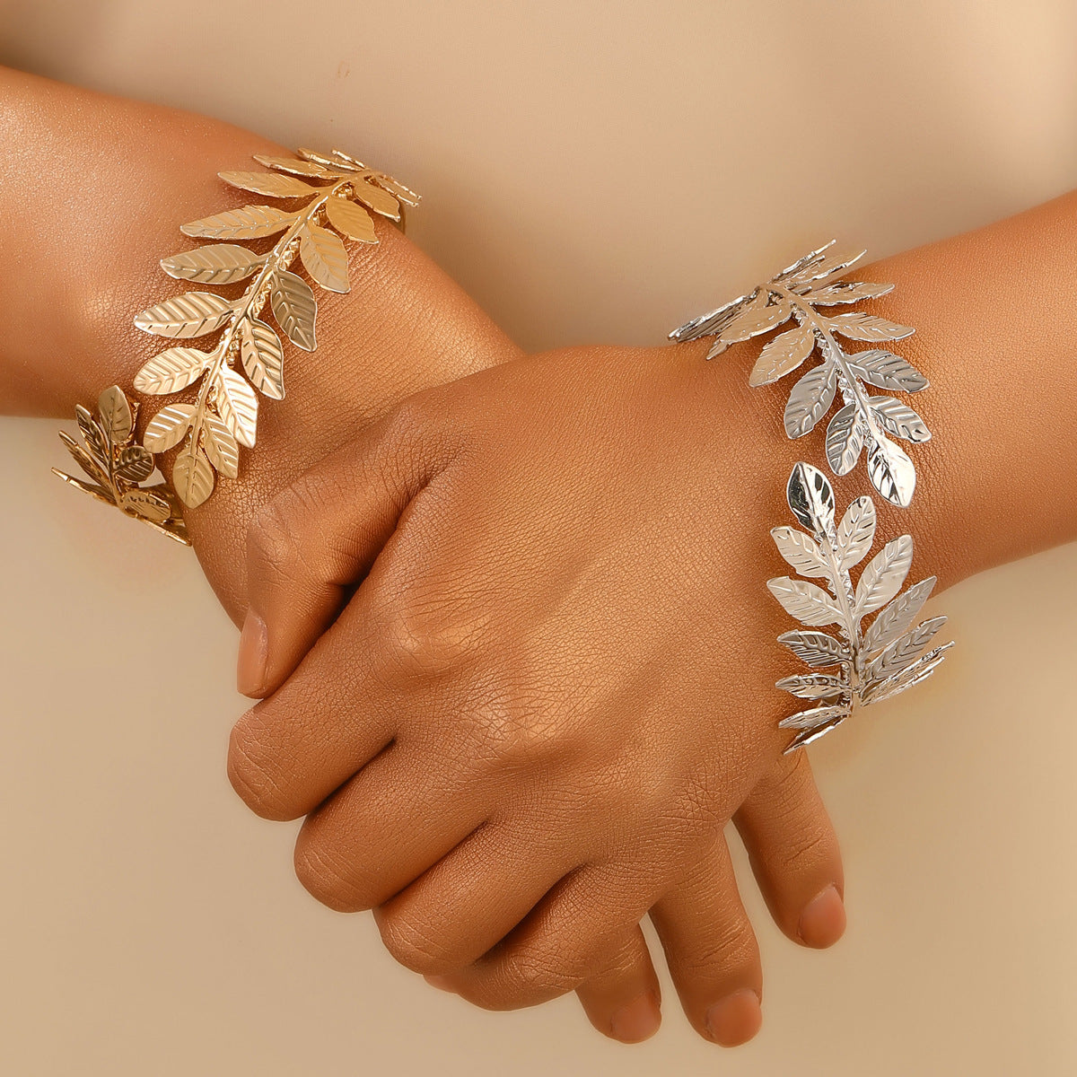 Celestia Gold Plated Cuff Bracelets