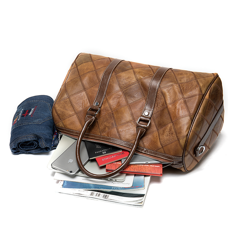 Camden Genuine Leather Duffle Travel Bag
