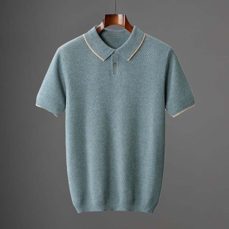 Harding Slim Fit Cashmere Polo Shirt