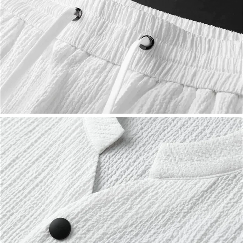 Bexley Rayon Cotton Crinkle Athleisure Set