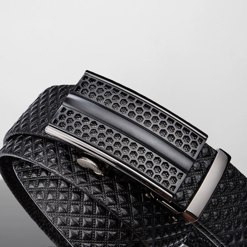 Bronson Leather Slide Buckle Belt