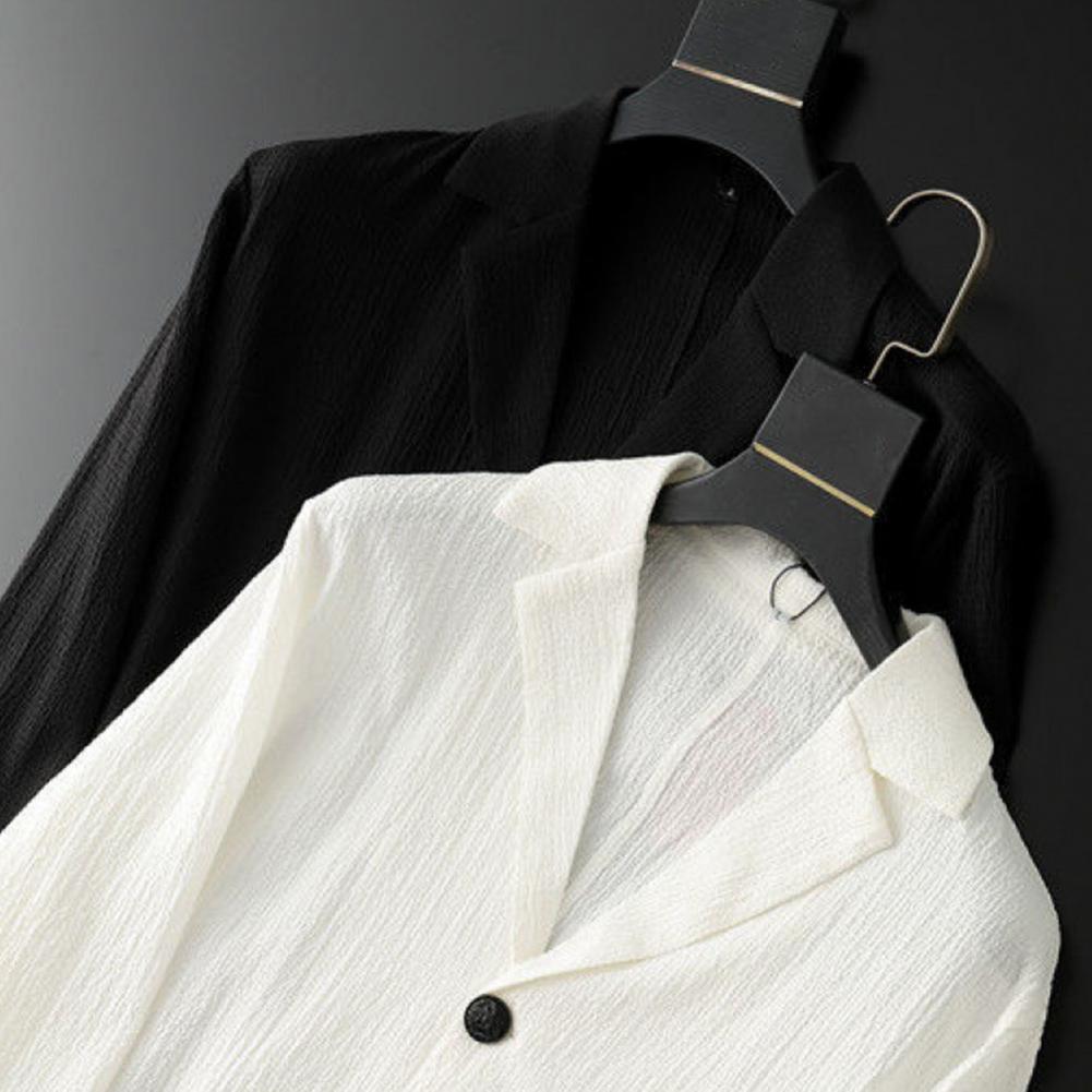 Hudson Polyester Leisure Blazer And Pants Set For Men