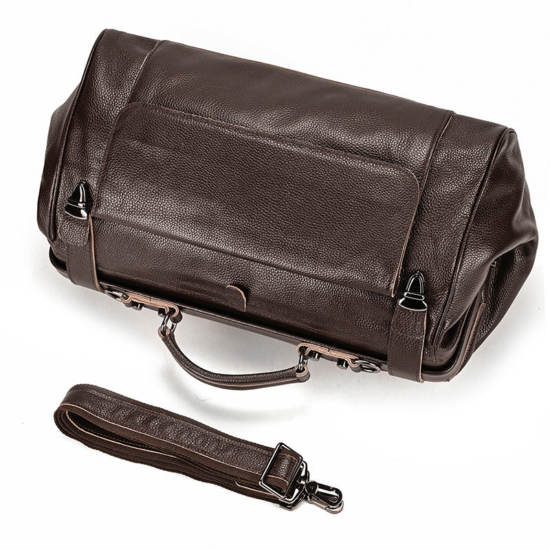 Ashford Genuine Leather Duffle Weekender Bag