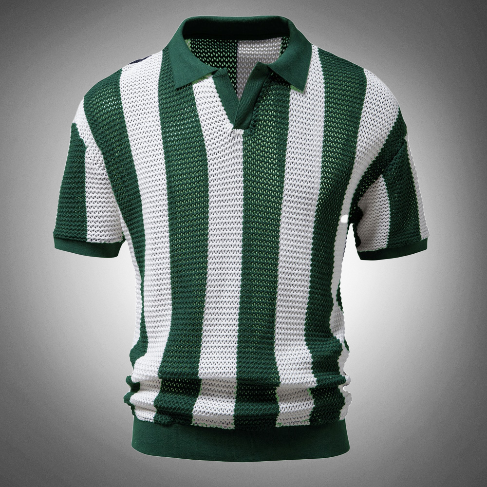 Harlow Cotton Knit Polo Shirt