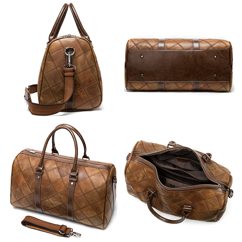 Camden Genuine Leather Duffle Travel Bag
