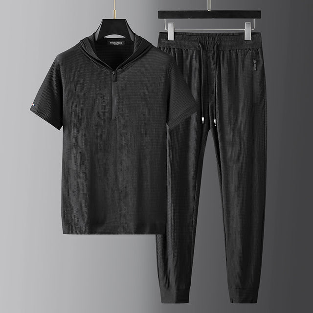 Hudson Rayon Athleisure Hoodie Set