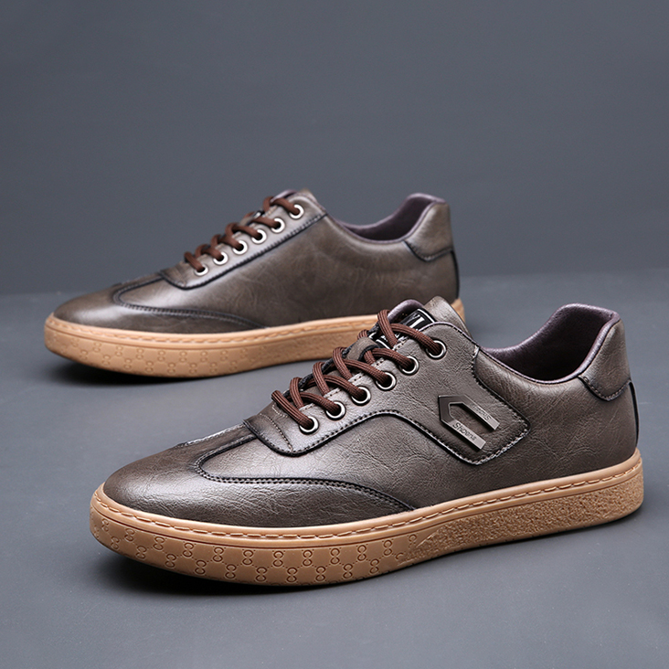 Hudson Leather Lace-Up Sneakers