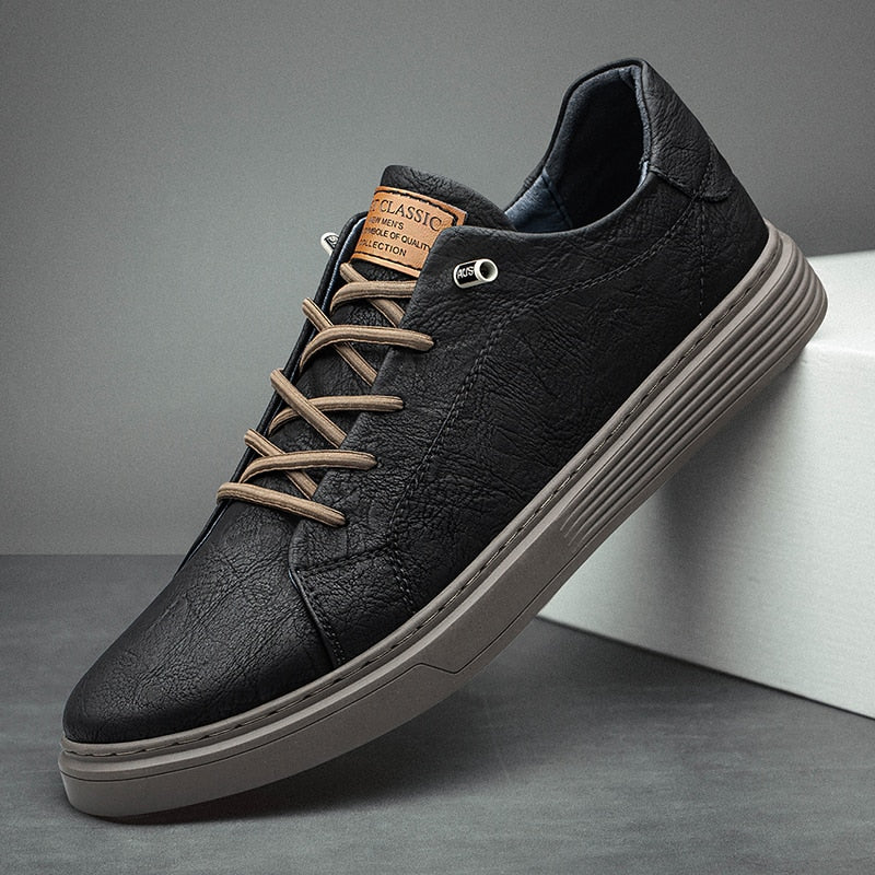 Halden Leather Low-Top Sneakers