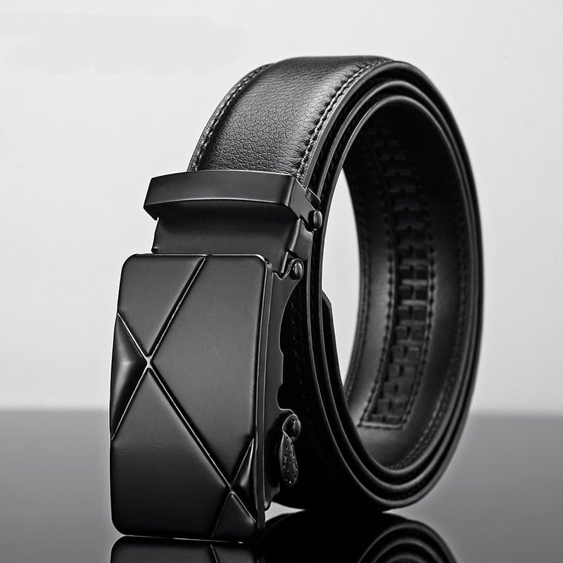 Ashford Split Leather Slide Buckle Belt