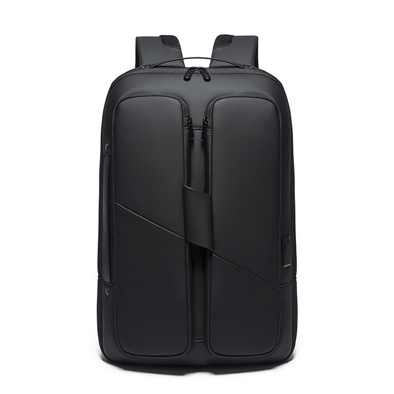 Venturi Leather USB Charging Backpack