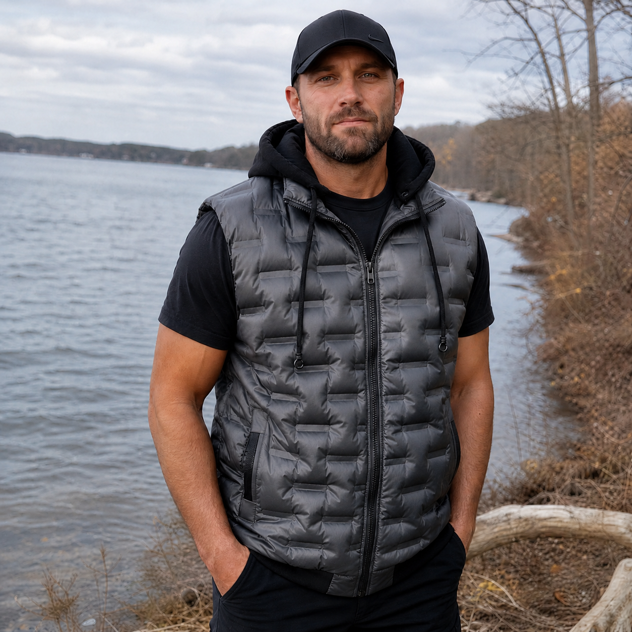 Portman Quilted Hooded Vest