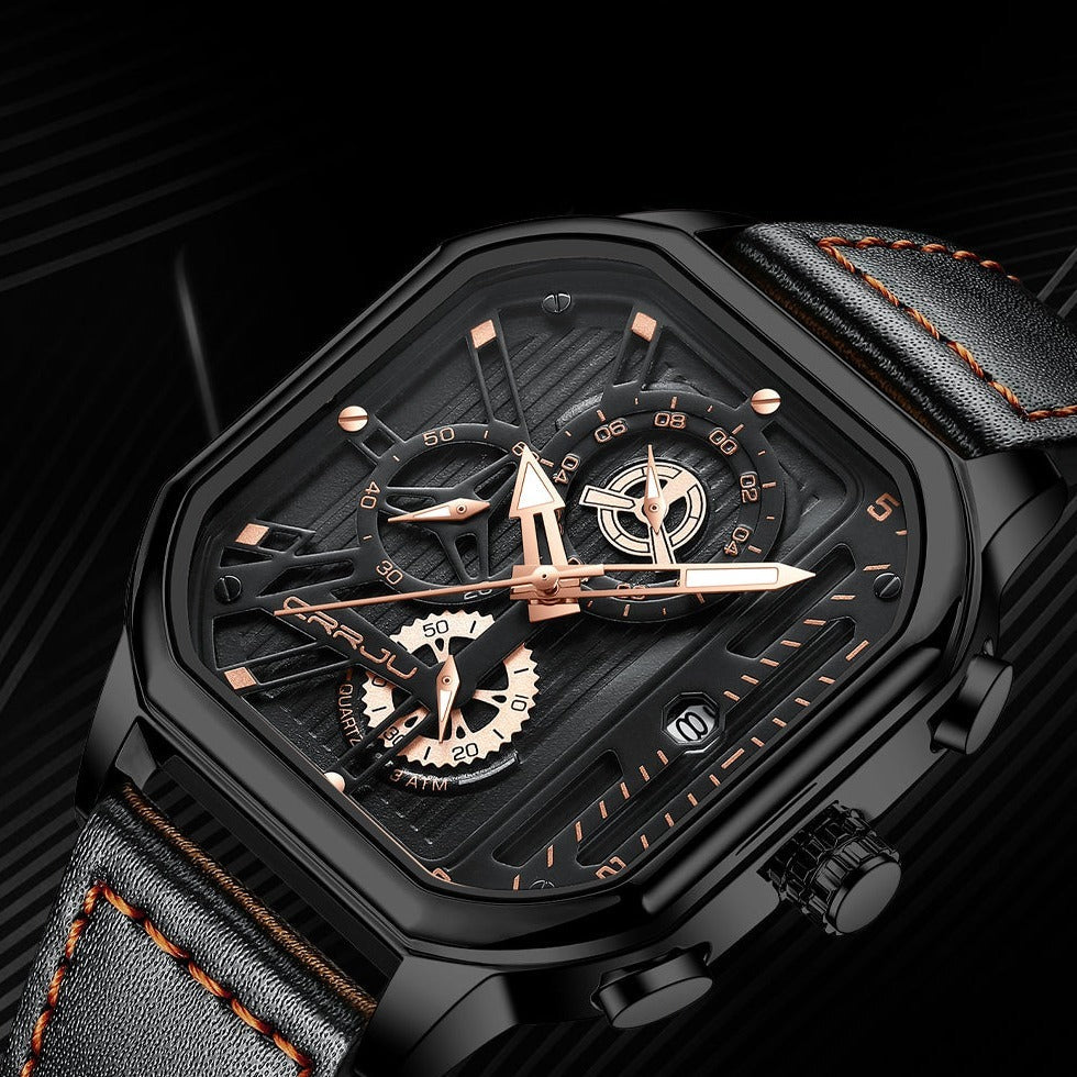 Ashford Leather Chronograph Watch