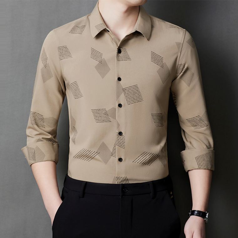 Ravello Slim Fit Cotton Blend Dress Shirt
