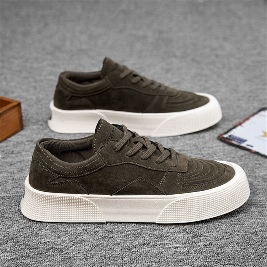 Hudson Canvas Lace-Up Sneakers