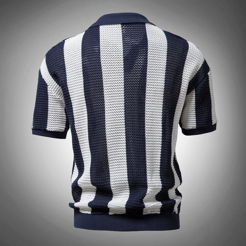 Harlow Cotton Knit Polo Shirt