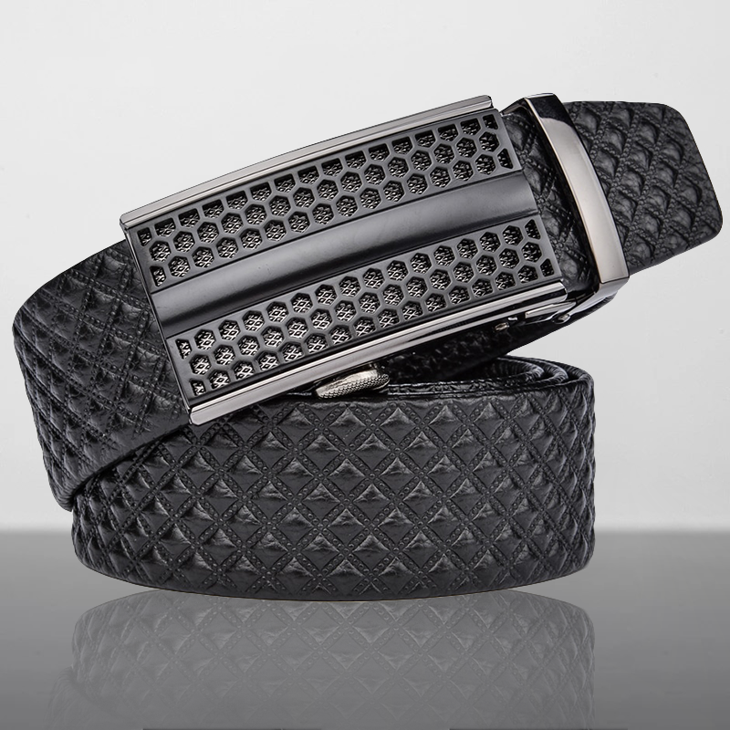 Bronson Leather Slide Buckle Belt