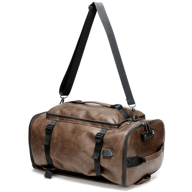 Calisto Anti-Theft PU Leather Backpack