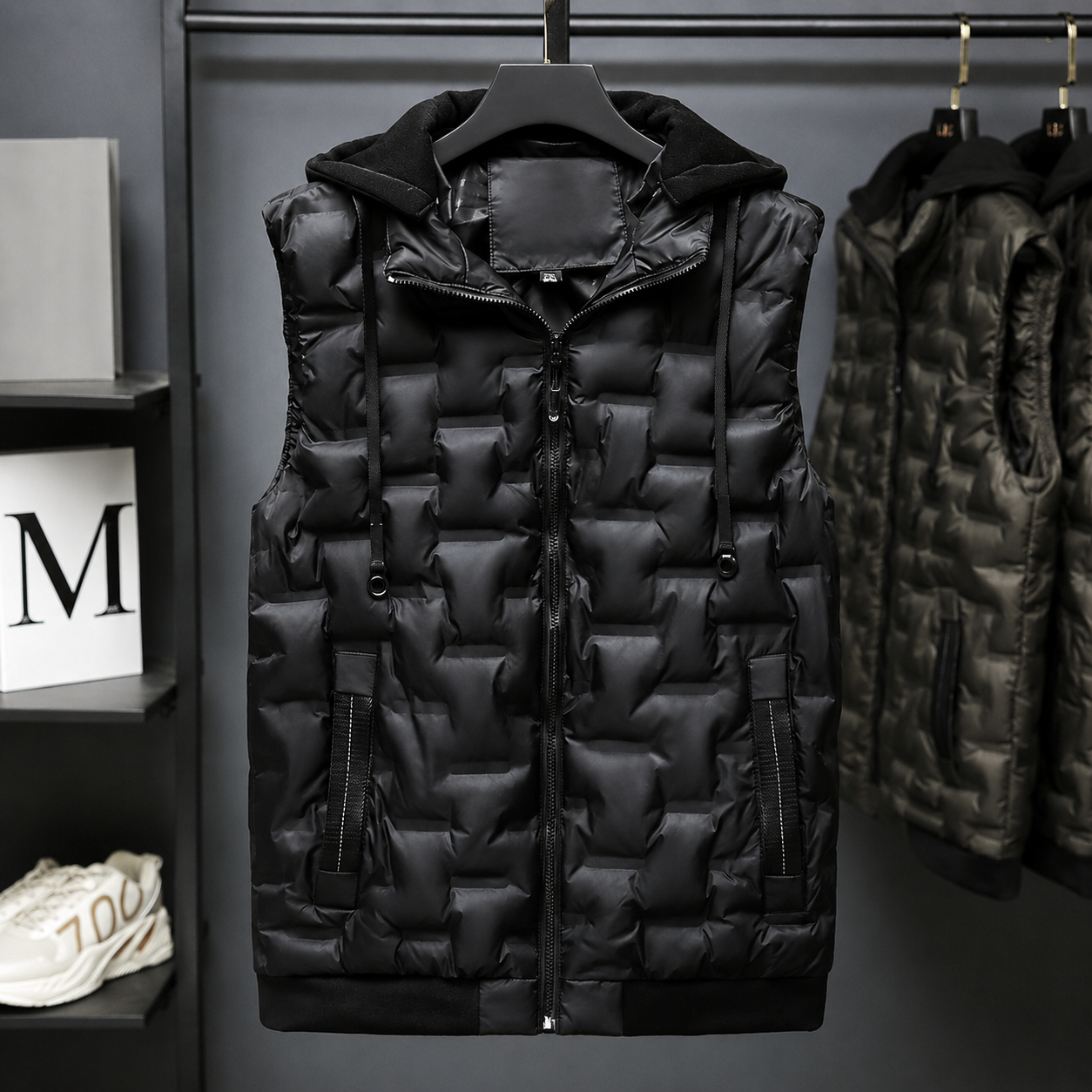 Portman Quilted Hooded Vest