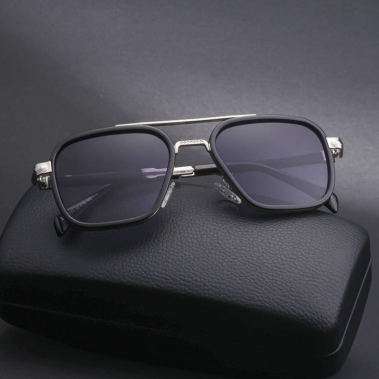 Damien Metal Blue Light Blocking Glasses