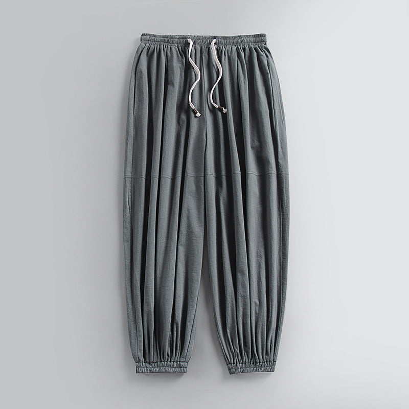 Riviera Linen Wide-Leg Pants
