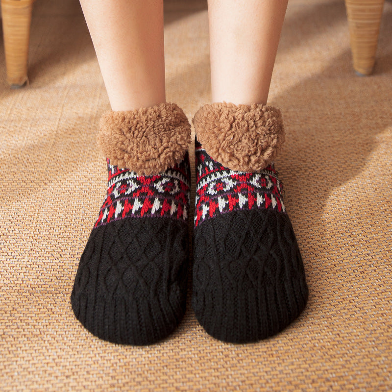 Bergen Cotton Knit Non-Slip Socks