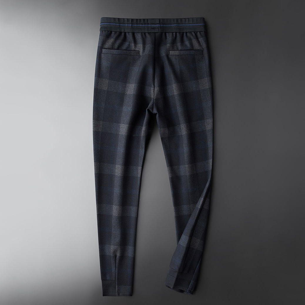 Greyson Slim-Fit Plaid Sweatpants
