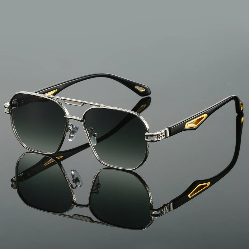 Helios Polarized Circle Frame Sunglasses