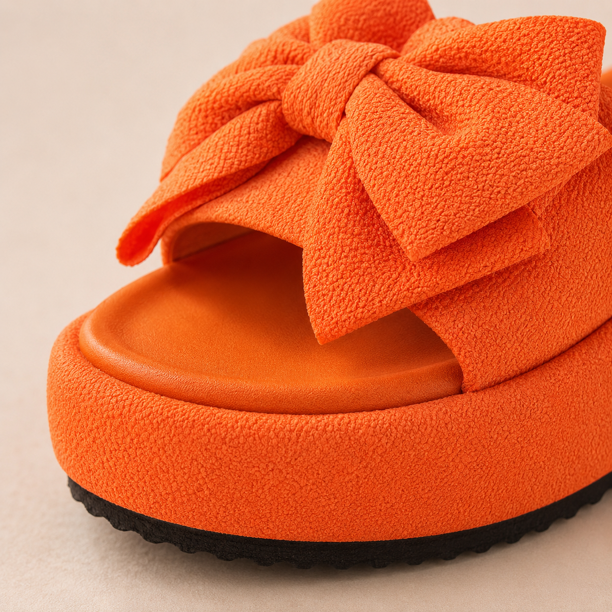 Rosali Platform Bow Slide Sandals